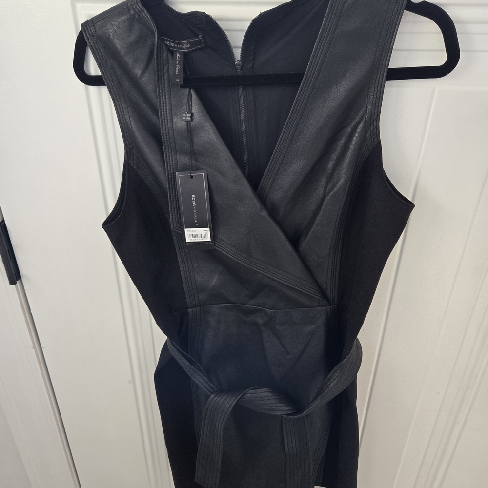BCBGMaxAzria Black Sleeveless Dress